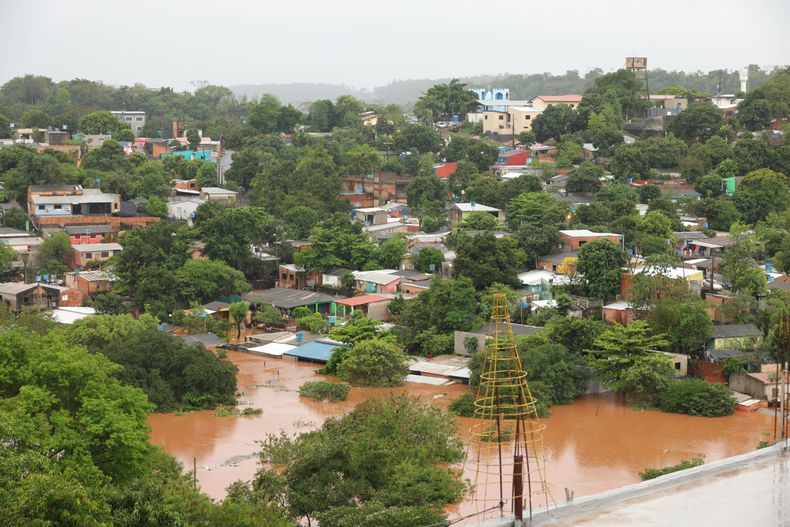 Inundaciones en Paraguay por lluvias extremas debido a El Niño - Agencia EFE