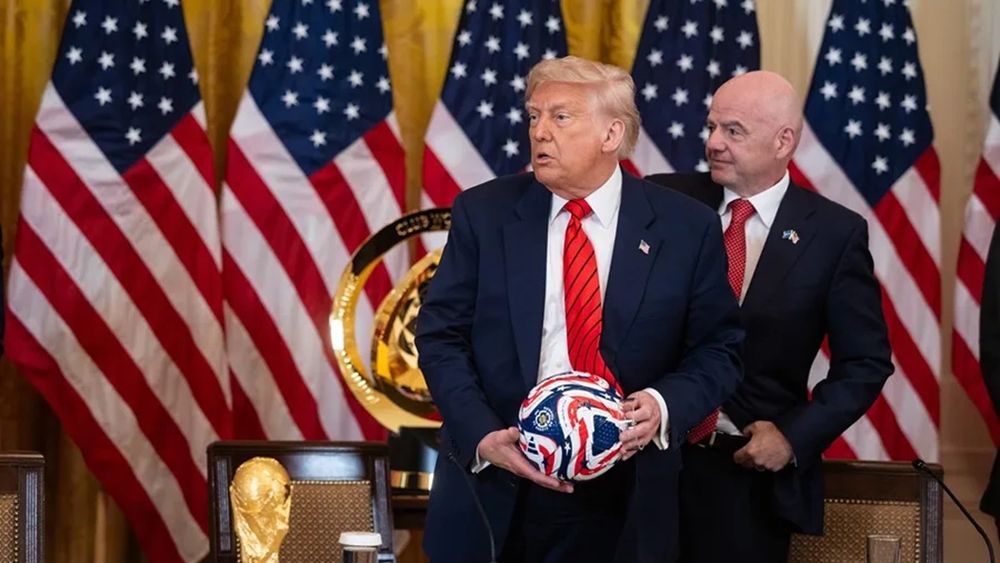 Donald Trump junto a Gianni Infantino en el Mundial 2026 - Agencia EFE