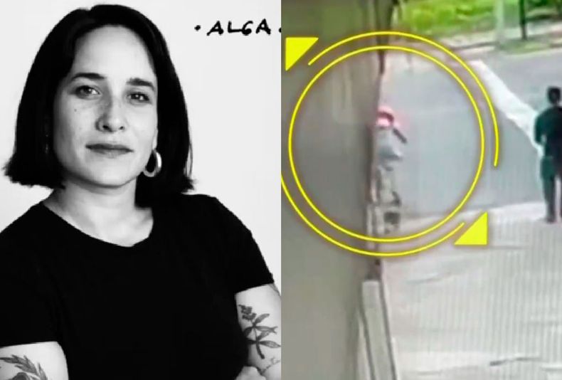 Paz Ramírez intentó salvar a su perrito - Captura de pantalla T13
