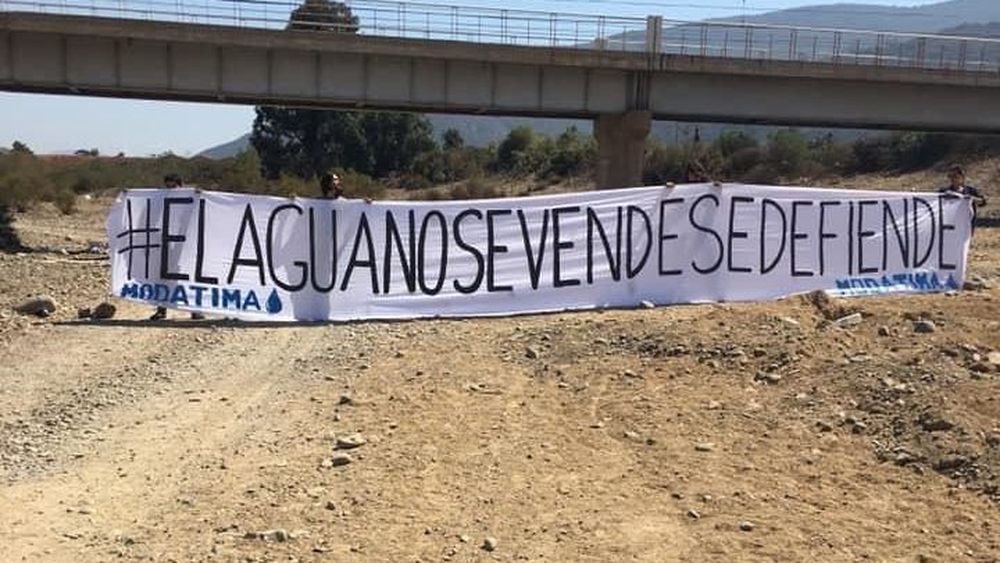 El agua no puede ser una mercancía: es un derecho humano