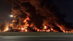 Incendio químico en Quilicura - Agencia Uno