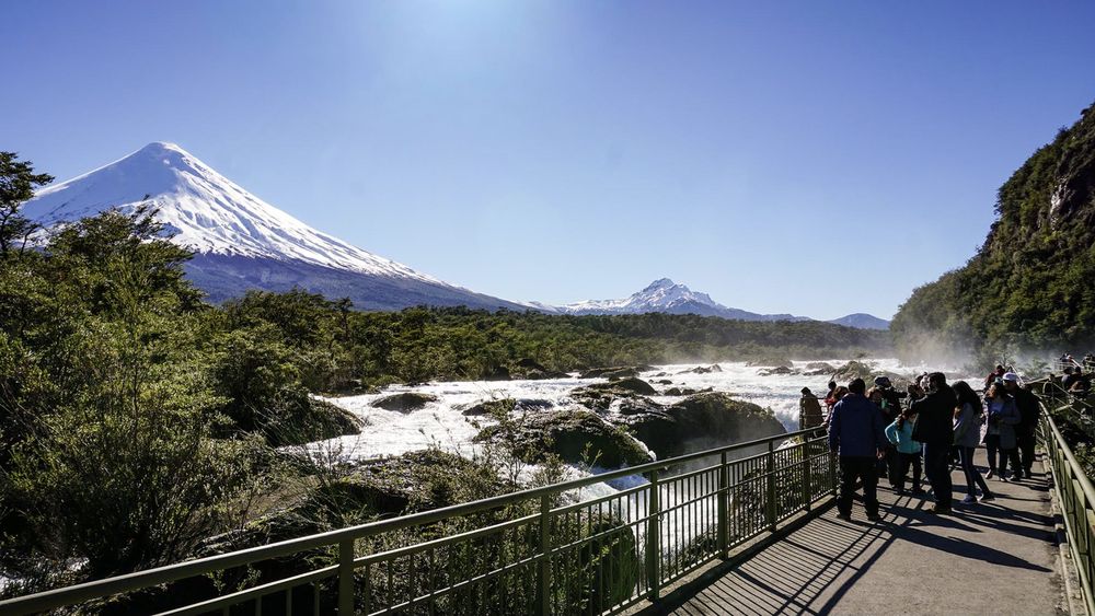 Volcán Osorno, visto desde el Parque Pérez Rosales. Créditos: Carlos Roth.&nbsp;