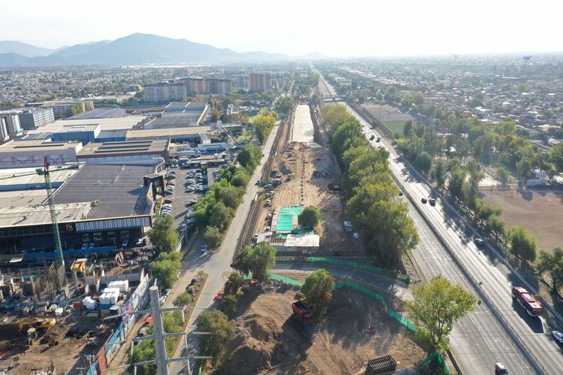 Así avanzan las obras del nuevo Parque Inundable Claudio Arrau - Foto: Gentileza Ilustre Municipalidad de Pudahuel