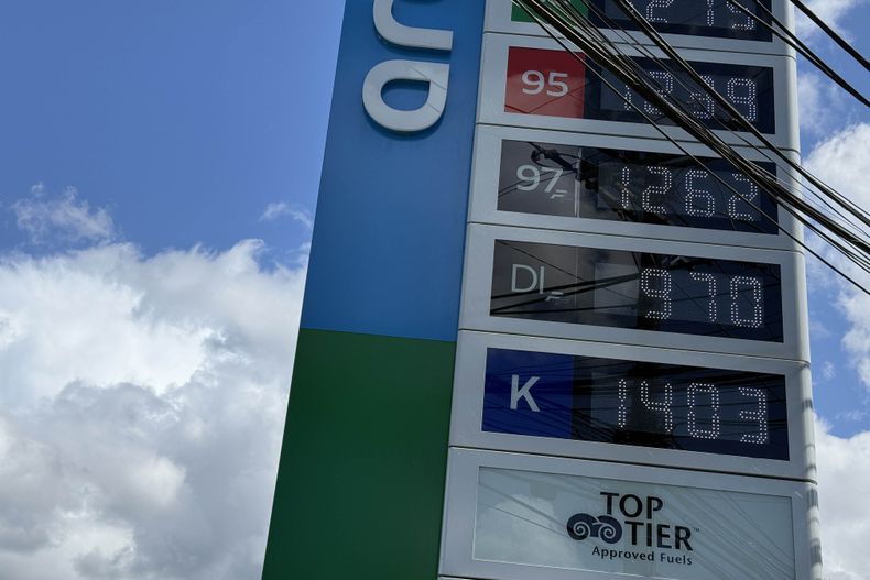 Imagen de precios en gasolinera