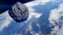 Asteroide rumbo a la Tierra - Captura de video Asteroide rumbo a la Tierra - Captura de video
