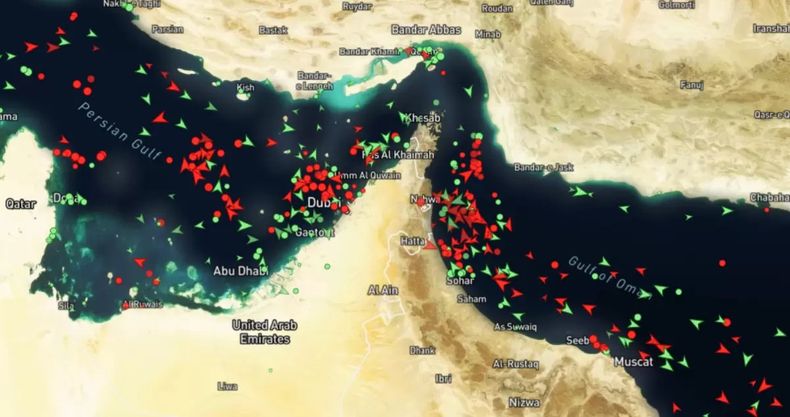 Guerra de Estados Unidos e Israel contra Irán bloquea el Estrecho de Ormuz - Captura de video