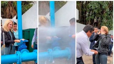 VIDEO| Alcaldesa de México abrió válvula de agua y todo falló: Terminó empapada