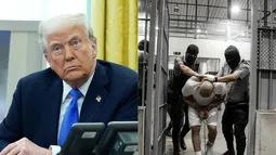 Las cuestionadas deportaciones de Trump a supuestos miembros del Tren de Aragua a cárcel de mega seguridad de Bukele