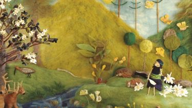 Los Secretos del Foye: Libro ilustrado con lana teñida sobre cultura mapuche y naturaleza