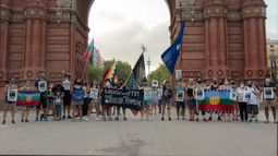 VIDEOS| Manifestaciones en Barcelona, Madrid y Londres solidarizan con presos mapuche en huelga de hambre