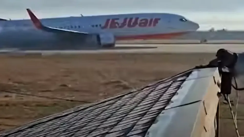 En maniobra de aterrizaje y tras colisionar con ave: 176 pasajeros mueren en accidente aéreo en Corea del Sur