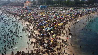 Río de Janeiro afectada por extrema ola de calor: Máximas sobre 40°C y sensación térmica cercana a 50°C