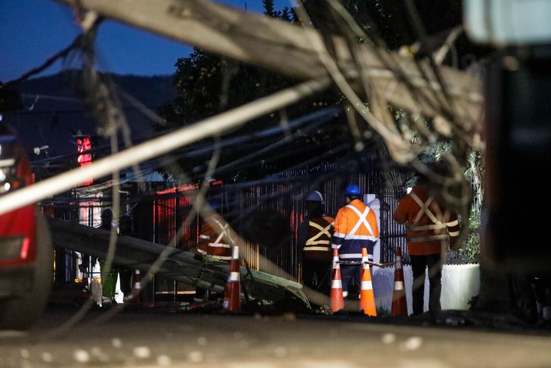 Los cortes de luz en Santiago de hoy - Agencia Uno