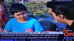 VIDEO| Niño de Portezuelo recrimina a los medios: Solo vienen cuando hay tragedias