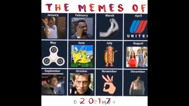 VIDEO| Mira el calendario que recopila los memes más compartidos del 2017
