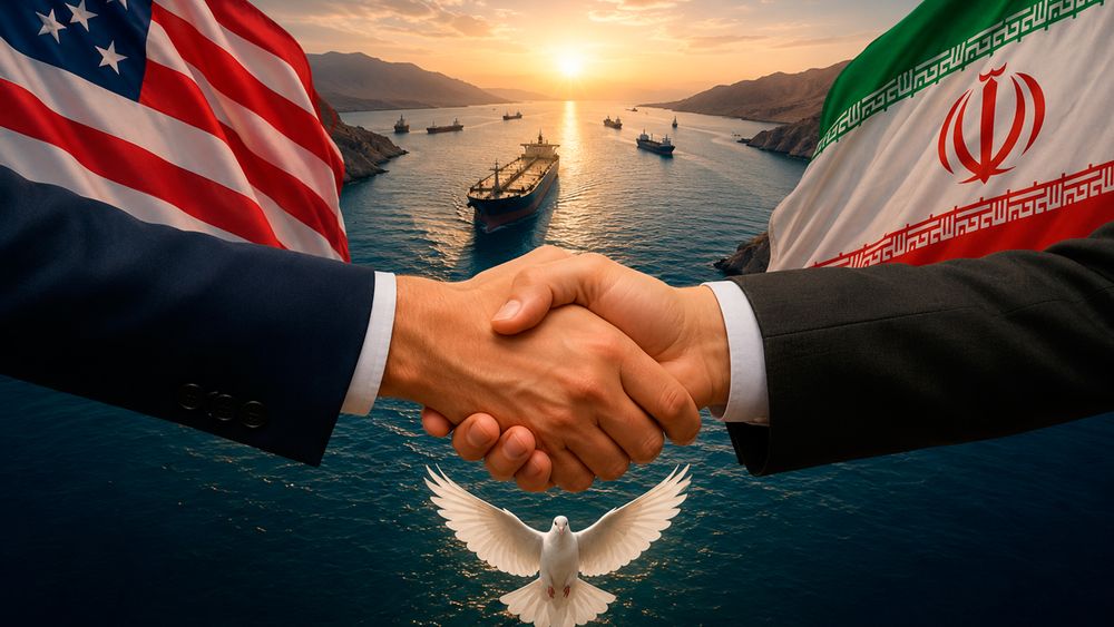 Estados Unidos e Irán firman la paz - Imagen hecha por IA