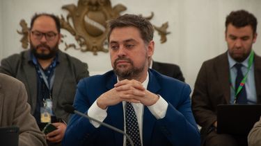 El diputado del Partido Socialista, Daniel Manouchehri, durante la Comisión de Hacienda - Agencia Uno