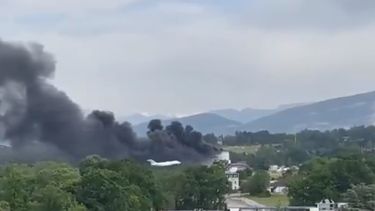 VIDEO| Reportan fuerte explosión y posterior incendio cerca de aeropuerto de Ginebra