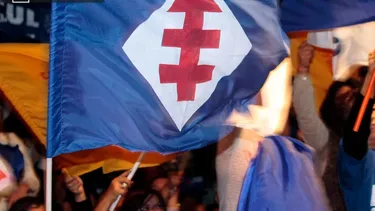 El Desconcierto | 18851 bandera de la democracia cristiana.webp