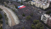 Gran marcha del 25 de octubre durante el Estallido Social.&nbsp;