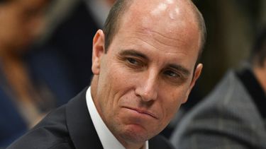 Ministro de Obras Públicas, Martín Arrau.