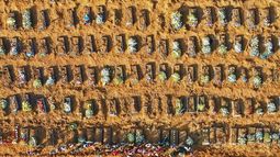 Brasil suma 1.129 muertes por coronavirus y el total país se acerca a las 100.000