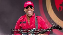 Tom Morello: Cada vez que estoy en un escenario, el espíritu de Víctor Jara está ahí conmigo