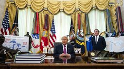 Presidente de Estados Unidos, Donald Trump. Créditos: Agencia EFE.&nbsp;