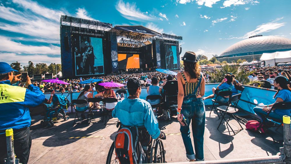 Lollapalooza Chile 2022 aumenta sus iniciativas y espacios de accesibilidad universal
