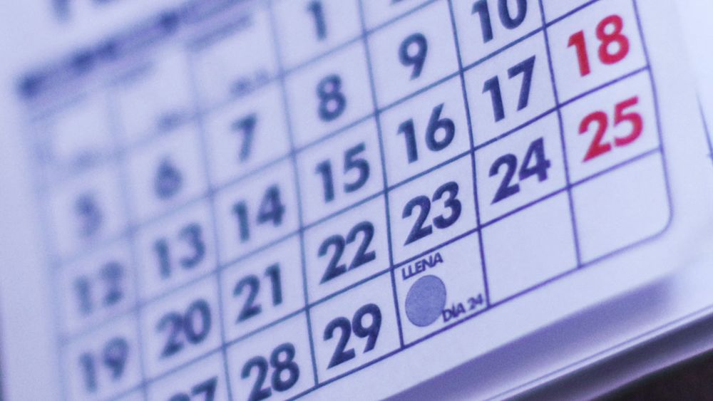 Calendario con los feriados en Chile - Agencia Uno