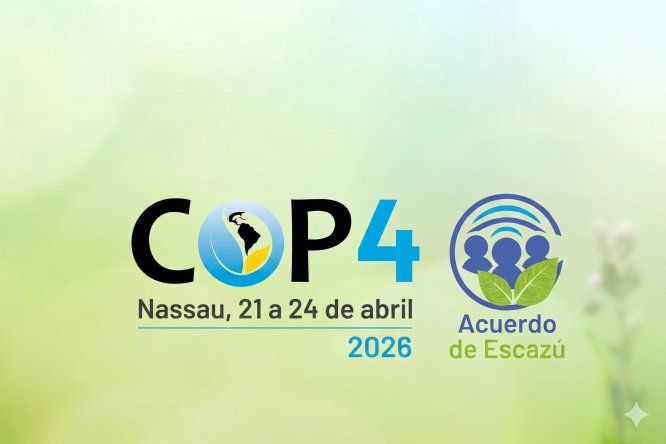 Logo de la COP 4 / Alteración para mejorar la resolución realizado con Inteligencia Artificial