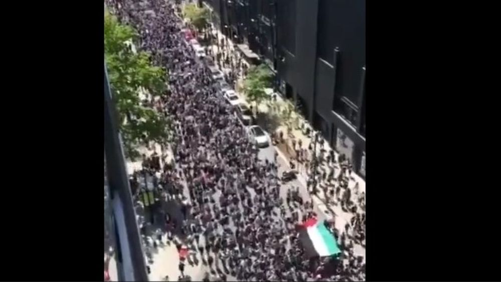 VIDEO| Israel en guerra: En Chicago cientos de personas salieron a la calle a apoyar a Palestina