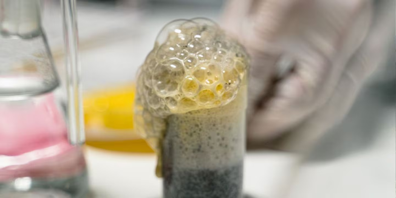 Como una esponja de cocina, pero para gases: la tecnología que absorbe CO2 y combate la contaminación industrial.