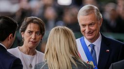 José Antonio Kast, junto a la Primera Dama, Pia Adriasola - Agencia Uno