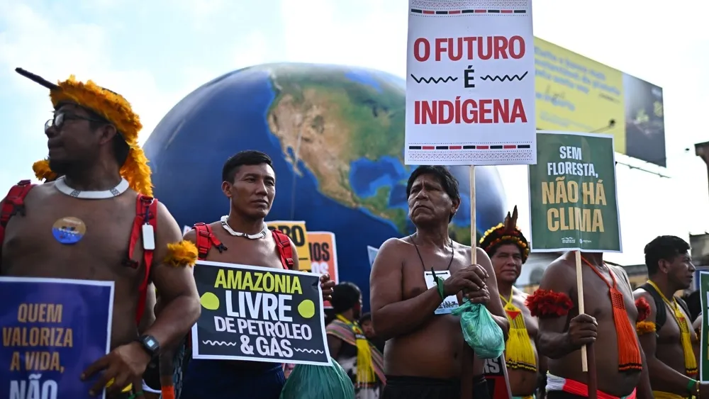 La voz indígena retumba a metros de la COP30: “Estamos, aunque no nos quieran escuchar”
