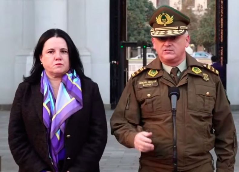 Carabineros y la ministra Trinidad Steinert hablaron sobre el reportaje de El Desconcierto - Captura de video