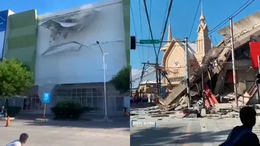 Mega terremoto en Filipinas - Captura de video