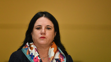 Ministra de Seguridad, Trinidad Steinert. Agencia Uno.