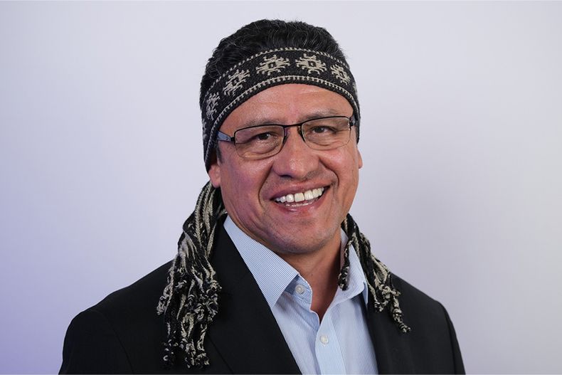Escano indigena Alihuen Antileo el unico representante en el Consejo Constitucional.jpg