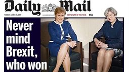 No sólo en Chile: La sexista portada del Daily Mail que puso a competir las piernas de dos mujeres líderes en política