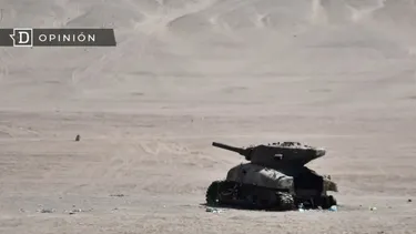 El Desconcierto | 30983 imagen de un tanque en el desierto.webp