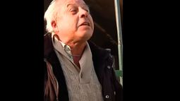 VIDEO| Insólito reclamo de familiar de taxista fiscalizado en TV: Queda sin argumentos y se va