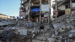 Hogares destruidos en la Franja de Gaza.&nbsp;