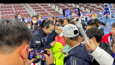 Publican videos de la tenista Peng Shuai en un evento deportivo