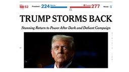 The New York Times describe victoria de Trump como una peligrosa amenaza para EE.UU.