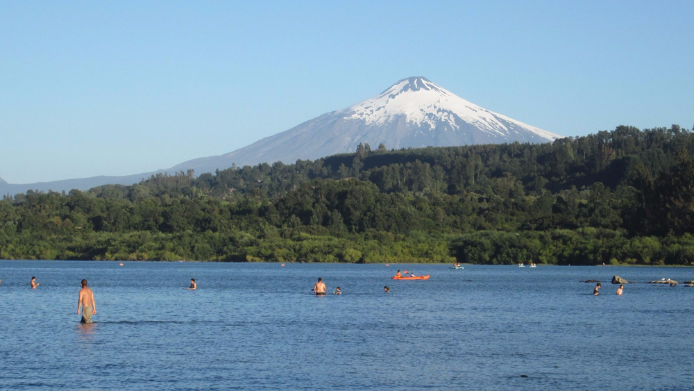 Lago Villarrica, Región de La Araucanía.&nbsp;