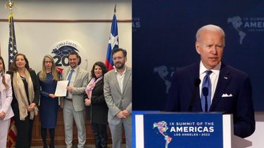 Diputados PS entregan carta para Joe Biden: Piden desclasificar archivos de la dictadura