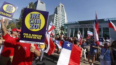 Un infiltrado en La Vanguardia de la marcha por el Rechazo