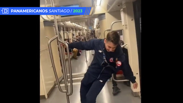 VIDEO| Esgrimista arrasa imitando a canadiense con versión made in Chile de La Cheese