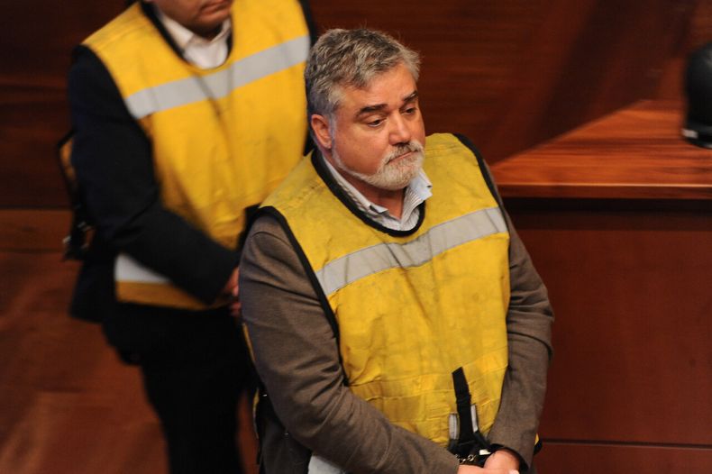 Gonzalo Migueles con chaleco de imputado / Agencia Uno